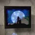 Tấm nền "The Witcher" cho hộp ánh sáng và bóng tối - Thumbnail 2