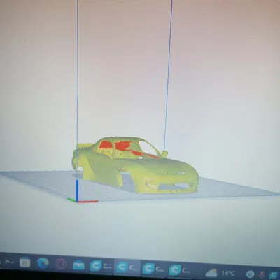 Thân Xe Mini-Z RX7 Rocket Bunnies