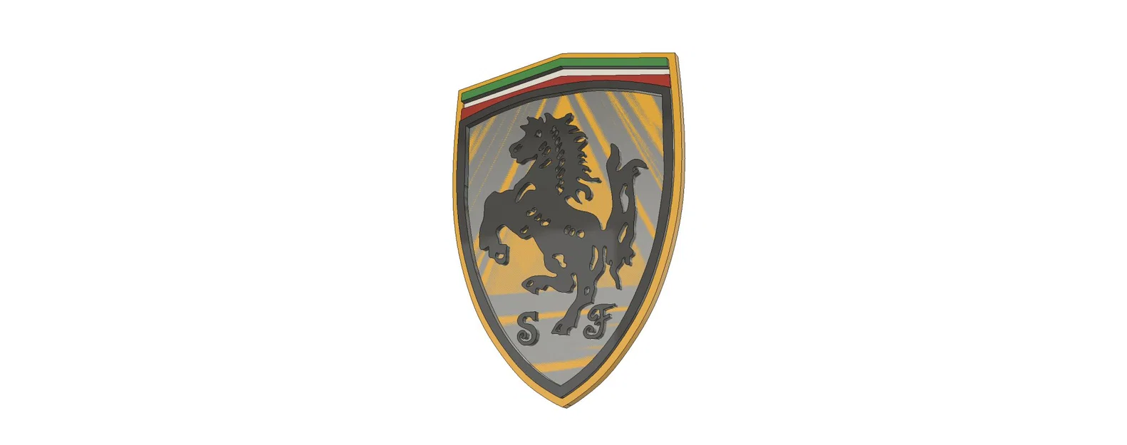 Ferrari Car Emblem - Image 3