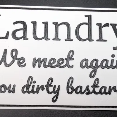 Biển Hiệu Phòng Giặt Đồ Hài Hước