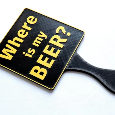 Photobooth Props - Where is my BEER