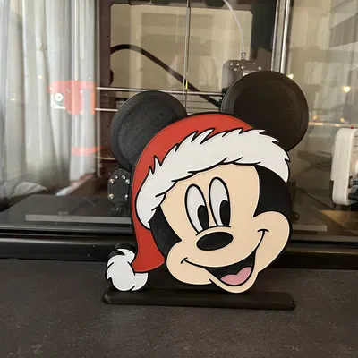 Móc treo cửa sổ Mickey chuột mừng Giáng Sinh