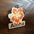 Móc Khóa Aloha Hoa Dâm Bụt Nhiều Màu - Thumbnail 1