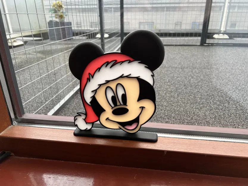 Móc treo cửa sổ Mickey chuột mừng Giáng Sinh - Image 2