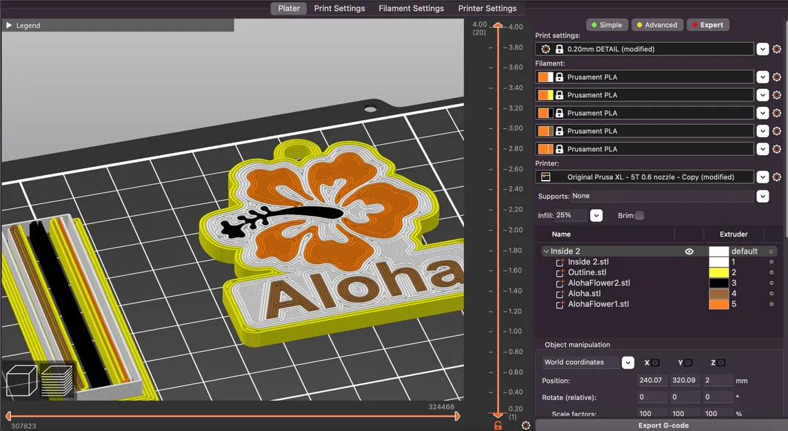 Móc Khóa Aloha Hoa Dâm Bụt Nhiều Màu - Image 3