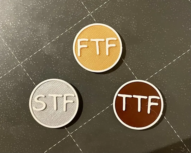 Geocache coin - FTF - STF - TTF - Image 1
