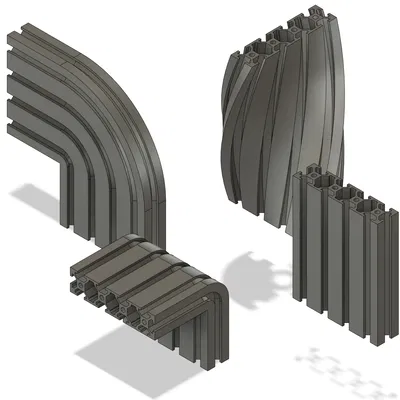 Nhôm Định Hình 2080 Kèm Sketch