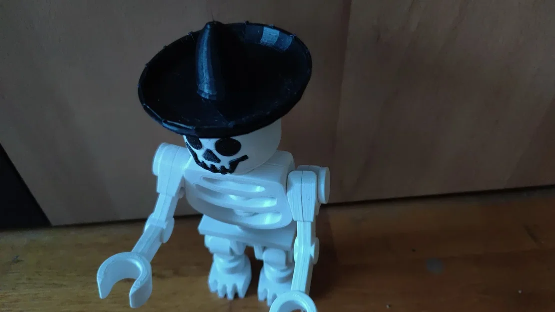 Phụ kiện Dia de los Muertos cho bộ xương kiểu Mega Lego - Image 2