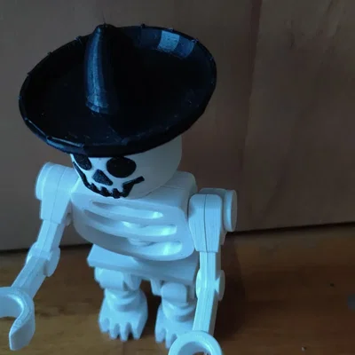 Phụ kiện Dia de los Muertos cho bộ xương kiểu Mega Lego