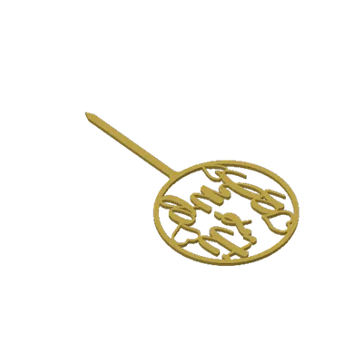 Đế Cắm Bánh Kem "Chào Đón Bé Gái"