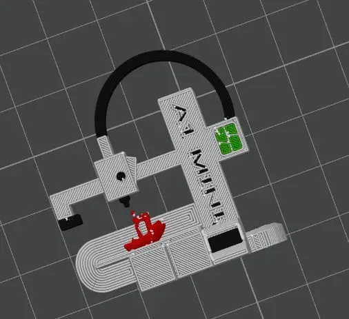 BambuLab A1 Mini - keychain - perfect to ease preorder pain! - Image 3