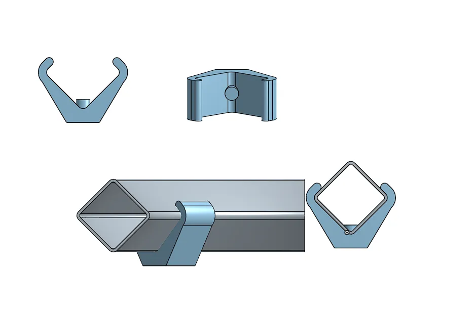 Đế Chống Trầy Cho Chân Ghế Vuông - Image 1