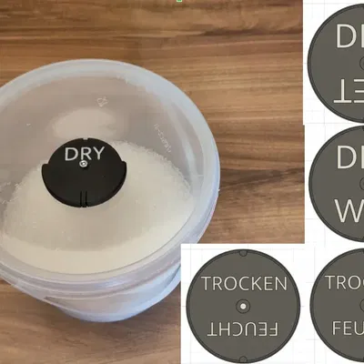 Bảng hiệu Ướt / Khô (Kèm bản Đức: Trocken / Feucht)