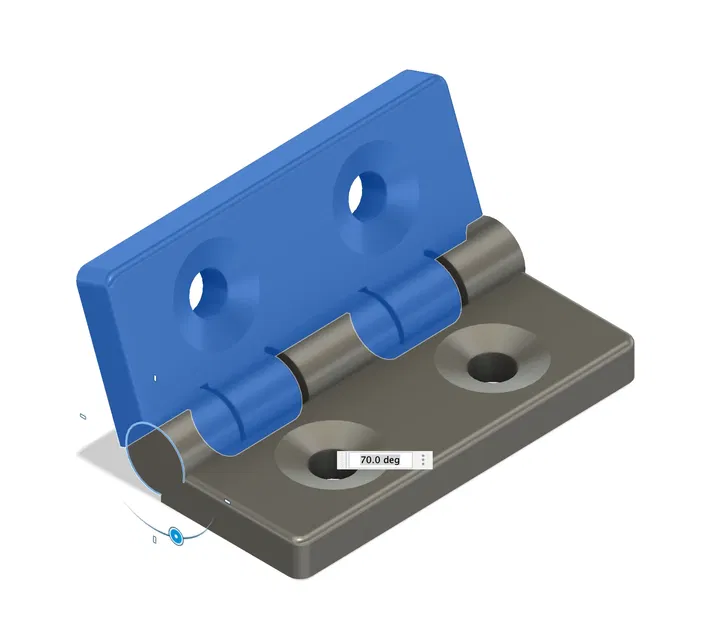 Small Hinge 25x30mm - Image 2
