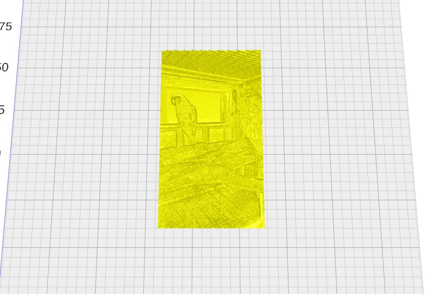 hình ảnh lithophane con vẹt - Image 1