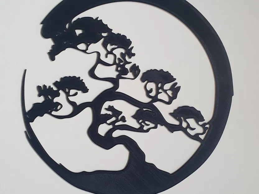 Bonsai Tree Wall Decor - Image 1