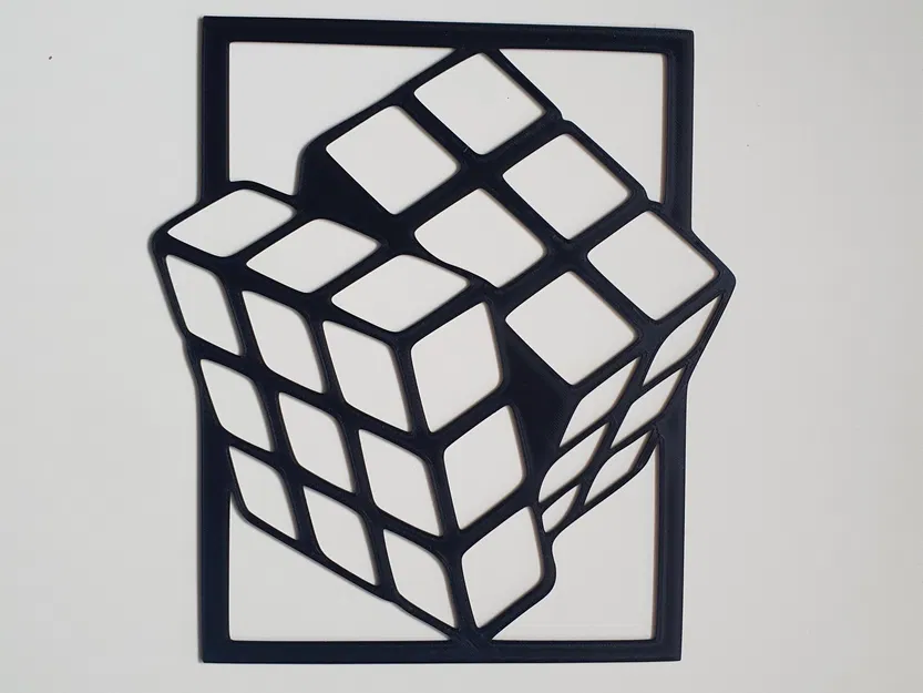 Trang Trí Tường Hình Khối Rubik - Image 1