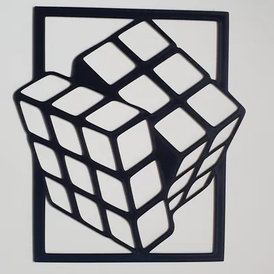 Trang Trí Tường Hình Khối Rubik