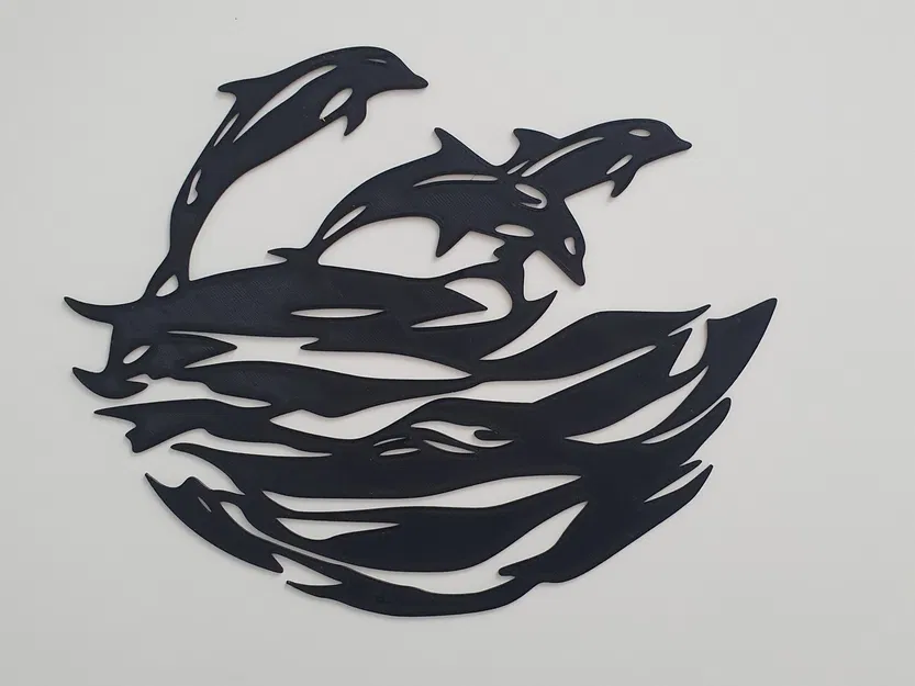 Trang Trí Tường Hình Cá Heo - Image 1