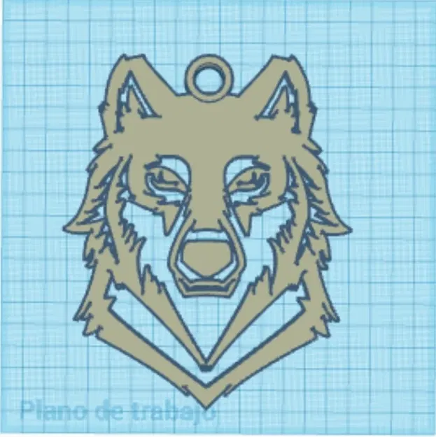 Móc Khóa Đầu Sói - Image 1