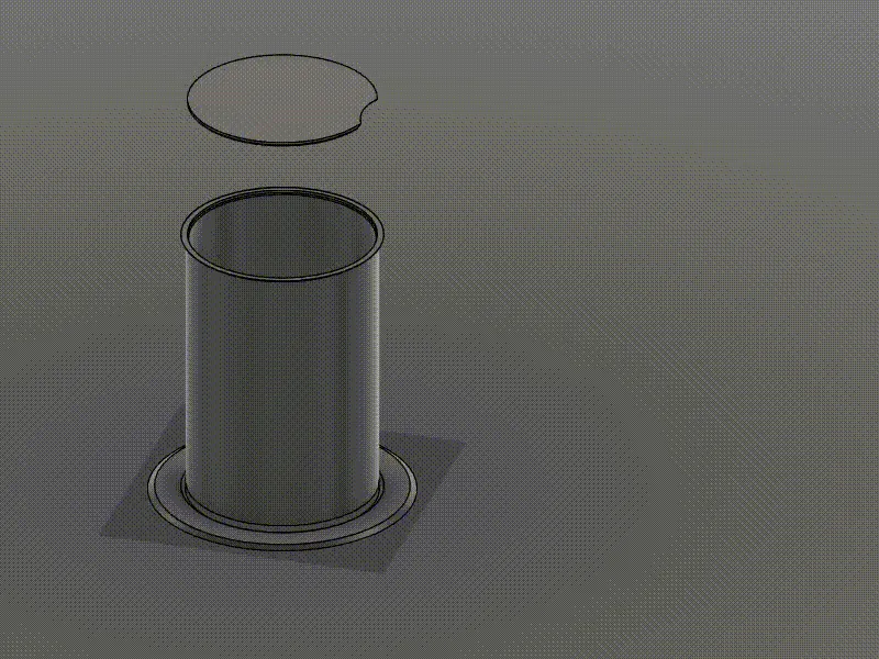 Khay Đựng Nước Âm Có Nắp - Image 1