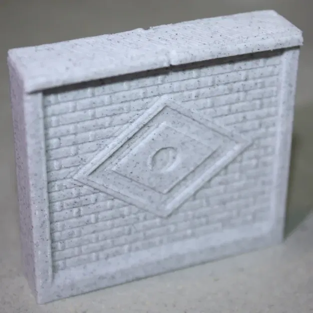 Ngói Tường GẠCH mặt bàn cho 1 có trang trí hình vuông Tóm tắt - Image 1