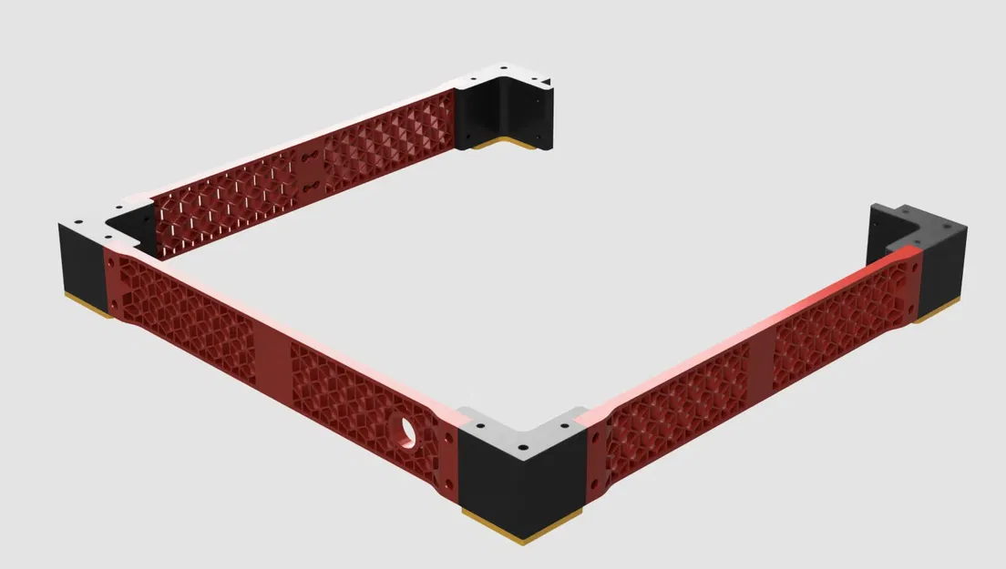 Chân váy VzBot235AWD - Lắp nguồn dưới gầm máy - Image 1