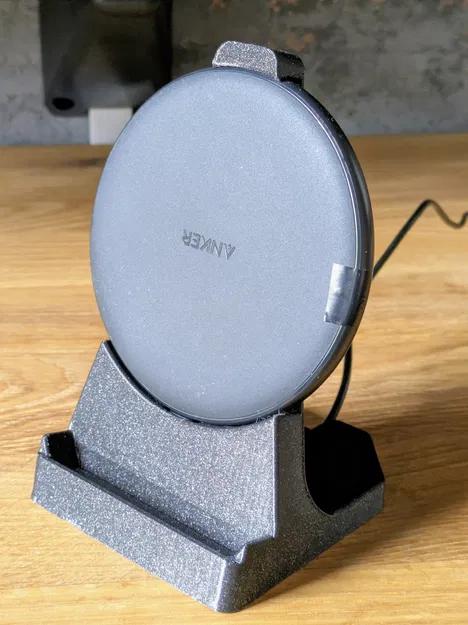 Pixel 7a phone stand with wireless charging - Image 1