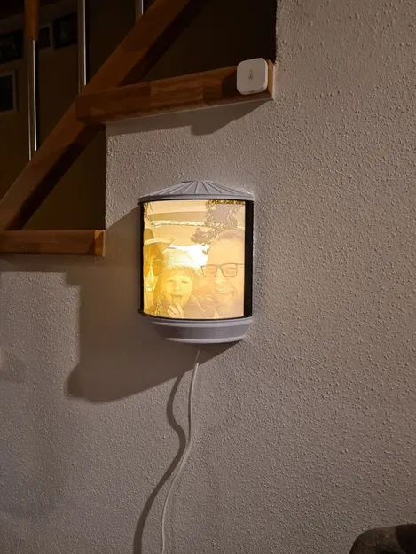 Đèn Lithophane Gắn Tường Cao Hơn (bản sửa đổi) - Image 1