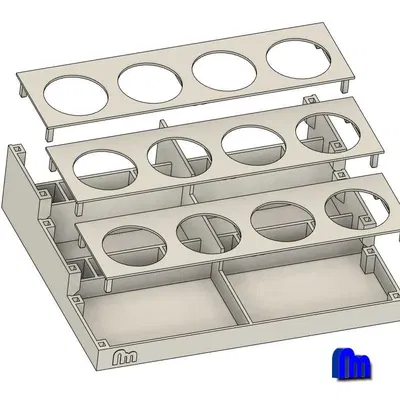 Giá đỡ lọ sơn mô hình
