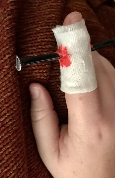 Halloween Nail Accident - Image 1