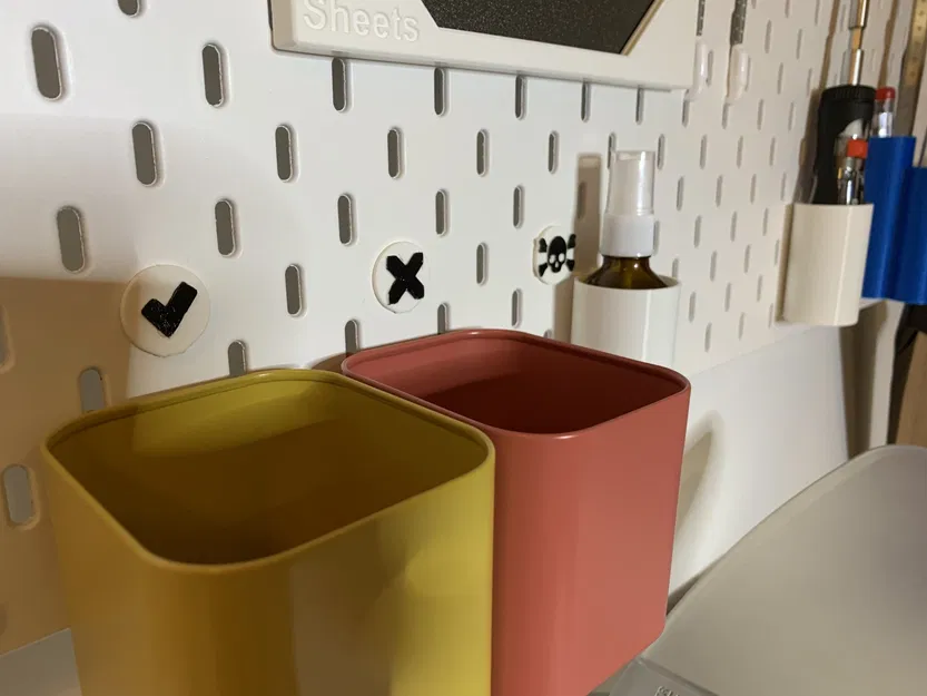 IKEA SKADIS Pegboard Info Icons - Image 1