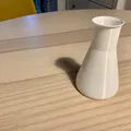 Erlenmeyer Flask Wide Neck Design For Spiral Vase - Thumbnail 1