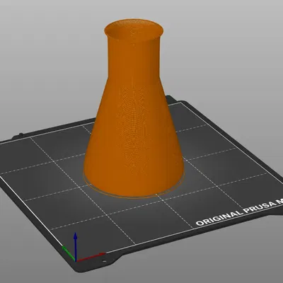 Erlenmeyer Flask Wide Neck Design For Spiral Vase