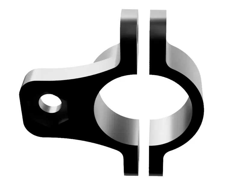 Vintage bike front lamp handlebar mount - Image 1