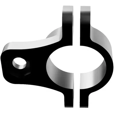 Vintage bike front lamp handlebar mount