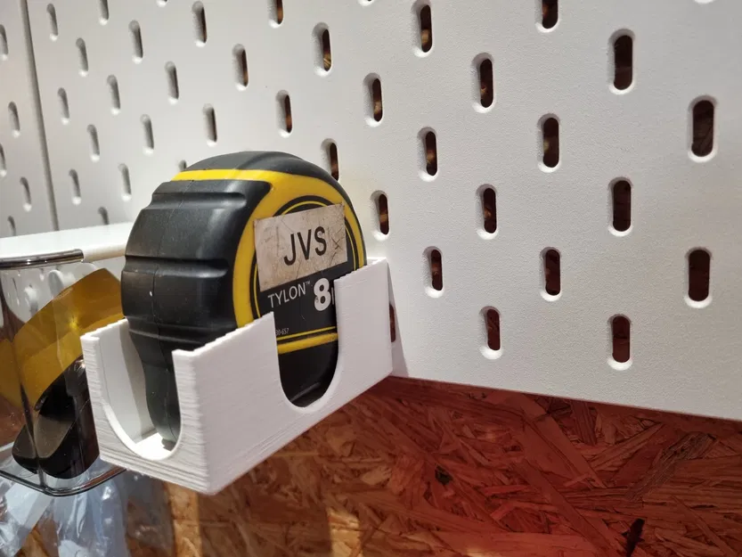 Skadis tape measure holder (Stanley Fatmax 8m/26 ft) - Image 1