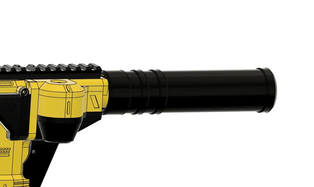 Ống giảm thanh giả cho súng Nerf Gryphon - Có thể tháo rời - Image 1