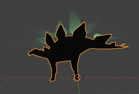 Giá Treo Tường Đèn Hình Stegosaurus - Image 1