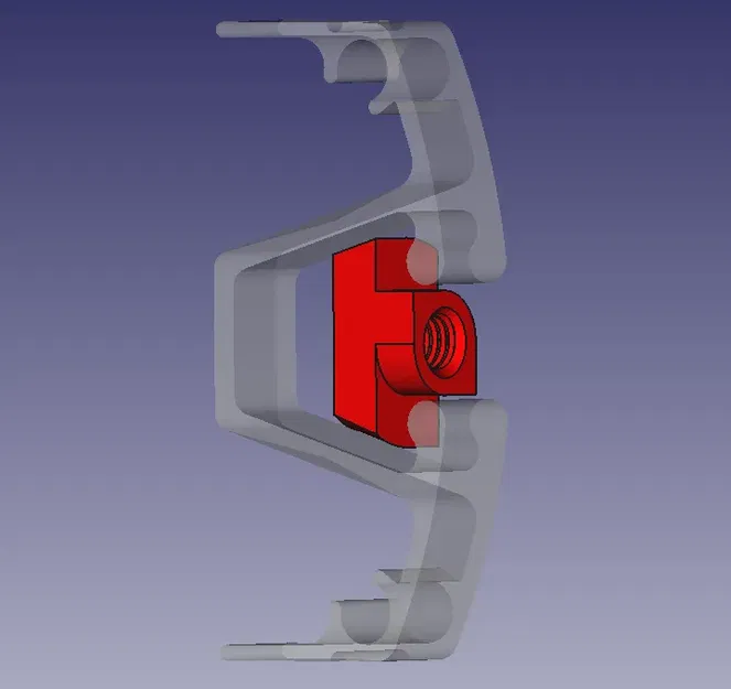 T-Nut Chuyển Đổi Cho Thanh Ray Nhôm - Image 1