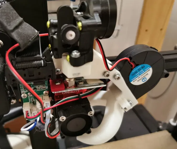 Mount Sherpa Mini & Quạt 5015, Kèm Dual Fang Fan Duct cho Creality CR6 - Image 1