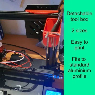 Hộp Đựng Đồ Nghề Gắn Nhôm Định Hình Máy In 3D