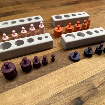 Bộ Khối Trụ Montessori