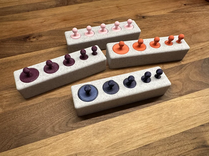 Bộ Khối Trụ Montessori - Image 2