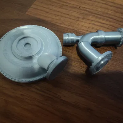 Split parts for J-2 engine