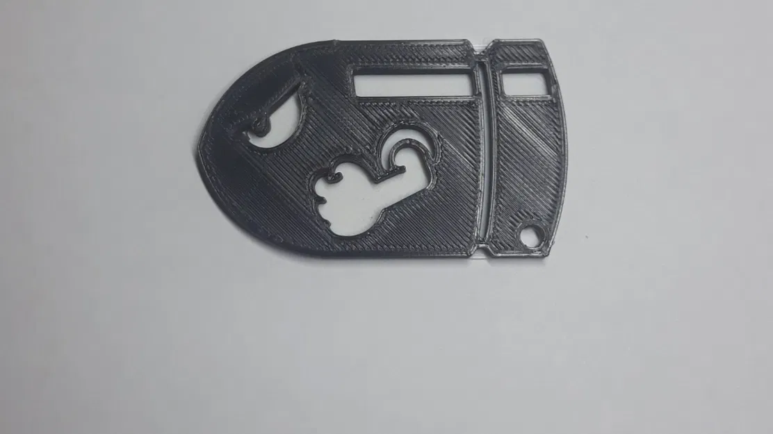 Móc khóa Bullet Bill in đa sắc - Image 1