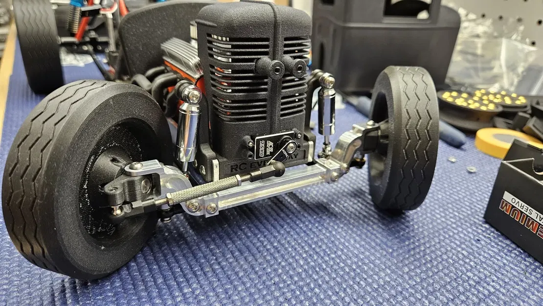 Cùm Giảm Xóc Sau Trục Cho RC Everyday / Trục Lái Drift - Image 1