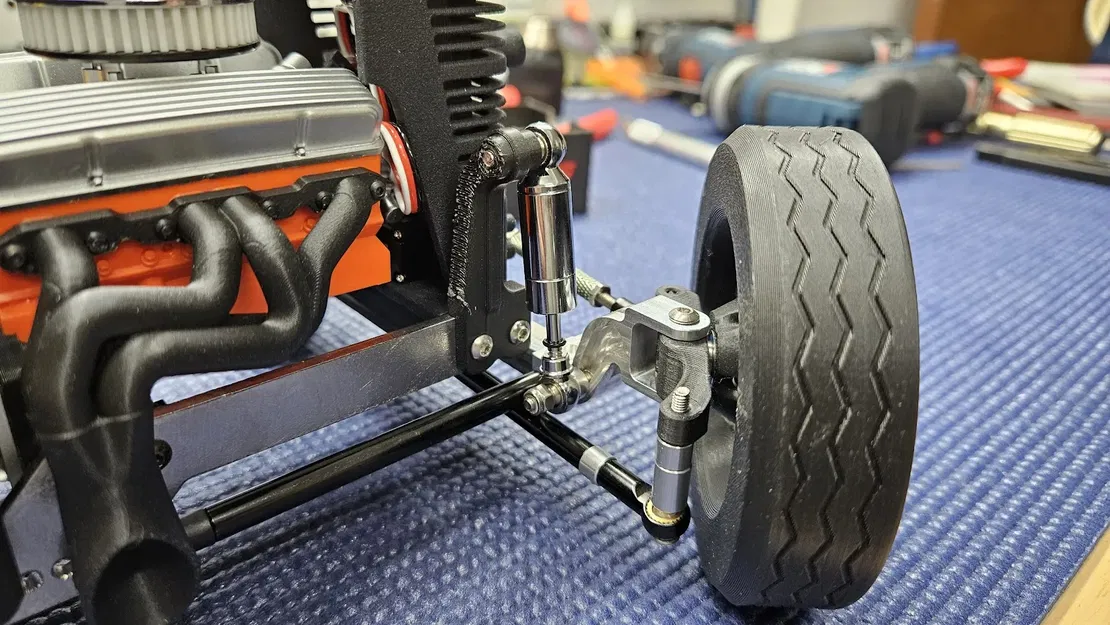 Cùm Giảm Xóc Sau Trục Cho RC Everyday / Trục Lái Drift - Image 2