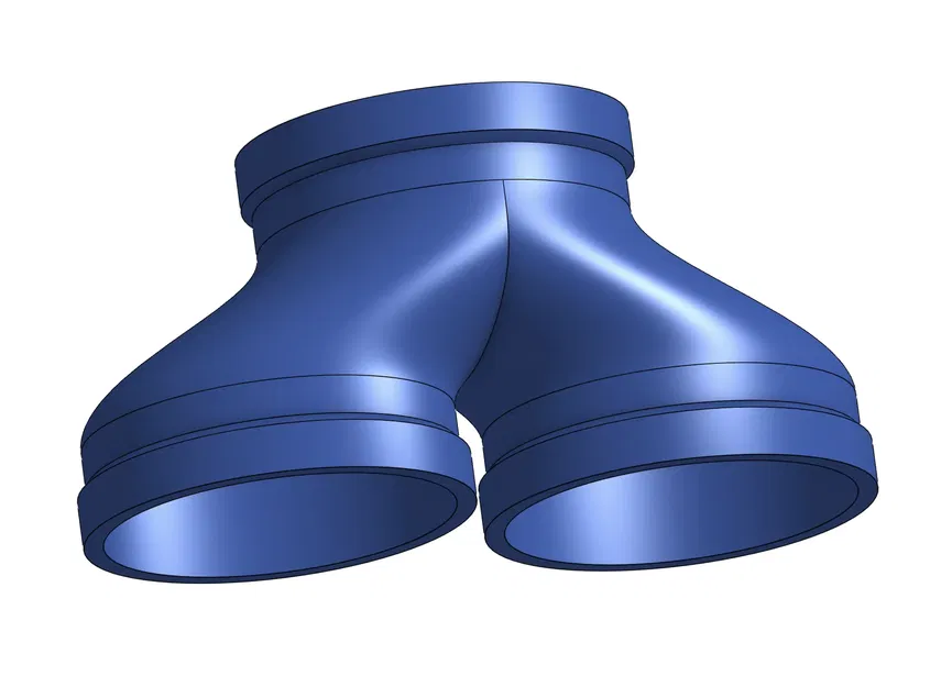 4in (4 inch) duct splitter - Image 4