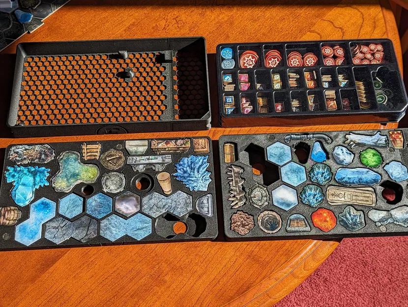 Bộ sắp xếp và khay chứa ô phủ lên Frosthaven - Image 1